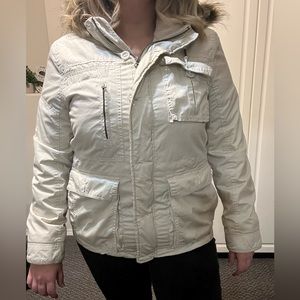 White Winter Jacket - Snow Jacket Coat